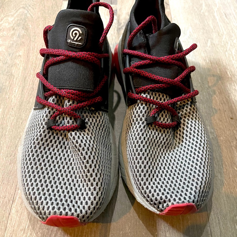 Champion Sneakers kids lightweight red and black not used at at all.